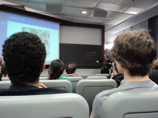 Lectureresized I see you down there, front-row man.